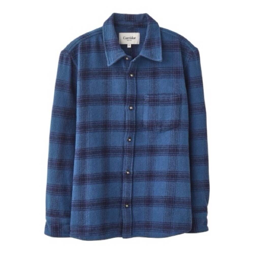 Corridor New York Blue Appalachian Long Sleeve Casual Comfy Preppy Button Down